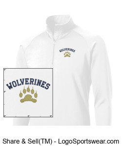 "The Claw" Quarter Zip Design Zoom